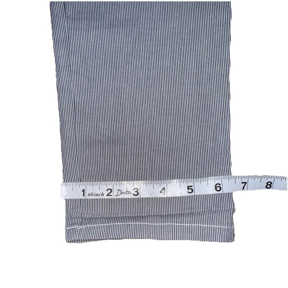 Tommy Hilfiger Hampton Stretch Slim Chino Pants Women's 4 Blue Pinstripe NWT - Picture 4 of 11